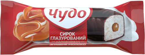 Сирок глазурований ЧУДО згущене молоко 15%, 36г